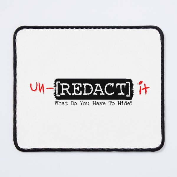 Item preview, Un-Redact It [REDACT] Street Statement Design designed and sold by SeriouslyArtistical.