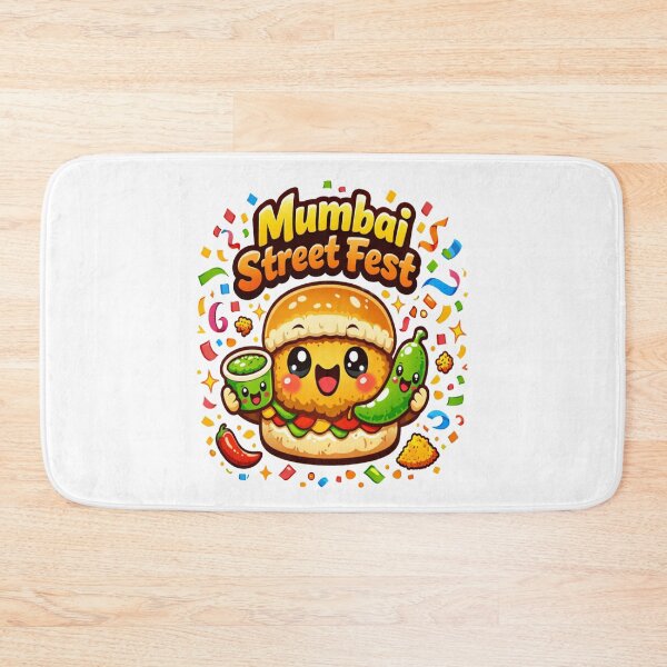 Item preview, Mumbai Street Fest Cute Kawaii Vada Pav Cartoon | Indian Street Food Lover Design designed and sold by Globalcitytees.