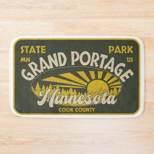 Item preview, Grand Portage State Park, Cook County, Minnesota, badge design designed and sold by Wanderful-roads.