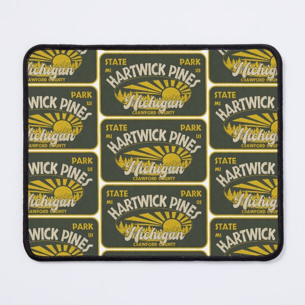 Item preview, Hartwick Pines State Park, Crawford County, Michigan, badge design designed and sold by Wanderful-roads.