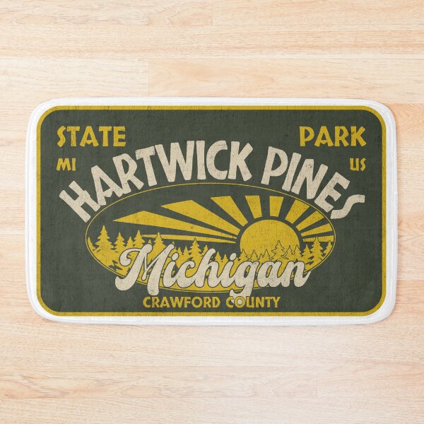 Item preview, Hartwick Pines State Park, Crawford County, Michigan, badge design designed and sold by Wanderful-roads.