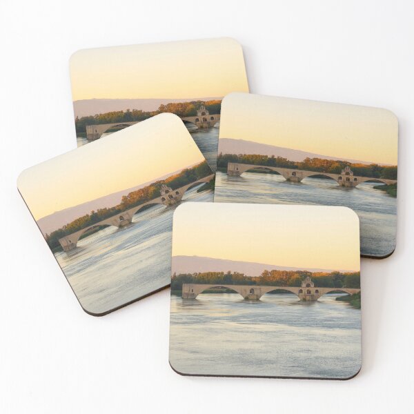 Item preview, Golden Hour over Pont d'Avignon, France designed and sold by Kainicram.