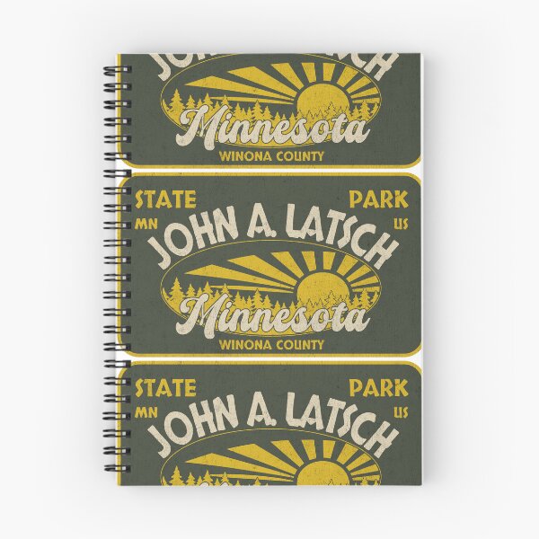 Item preview, John A. Latsch State Park, Winona County, Minnesota, badge design designed and sold by Wanderful-roads.