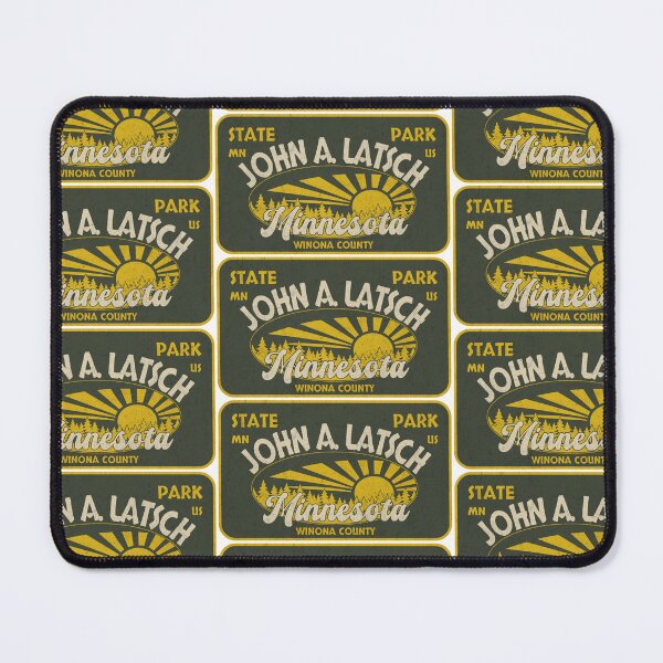 Item preview, John A. Latsch State Park, Winona County, Minnesota, badge design designed and sold by Wanderful-roads.