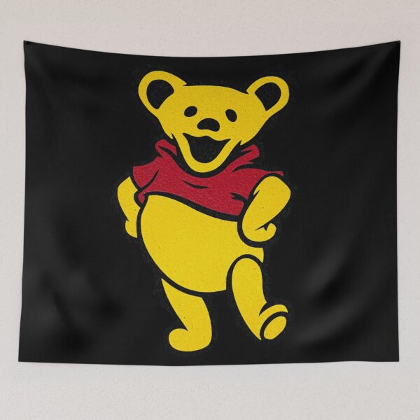 Item preview, Vintage Dancing Honey Bear Cartoon Style Cute Retro Sticker Art designed and sold by SeriouslyArtistical.