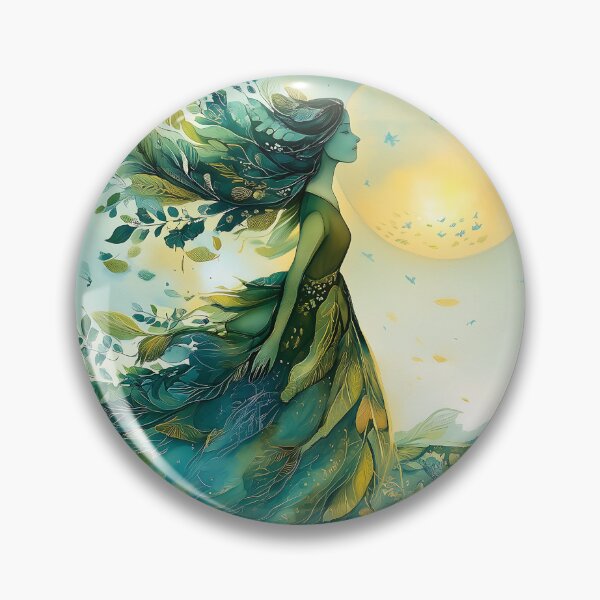 Item preview, Earth Goddess in Fields of Nature designed and sold by Boddicca.