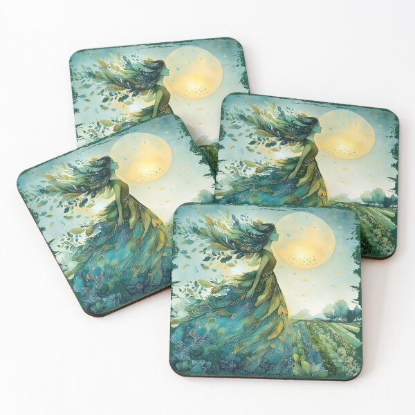 Item preview, Earth Goddess in Fields of Nature designed and sold by Boddicca.