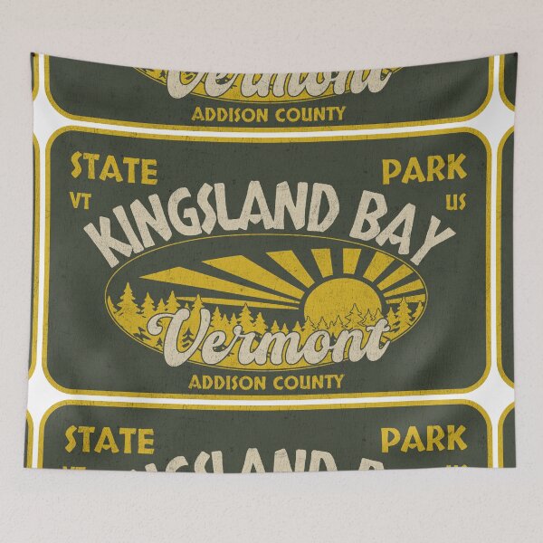 Item preview, Kingsland Bay State Park, Addison County, Vermont, badge design designed and sold by Wanderful-roads.
