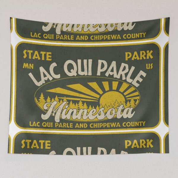 Item preview, Lac qui Parle State Park, Lac qui Parle and Chippewa County, Minnesota, badge design designed and sold by Wanderful-roads.