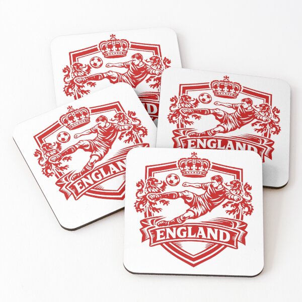 Item preview, England Football Crest Kick Design | Vintage Soccer Badge | UK Football Fan Artwork designed and sold by JonelCrafts.