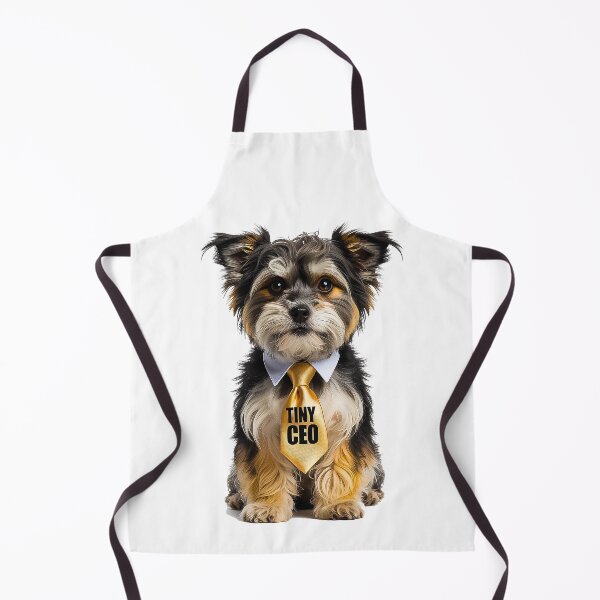 Item preview, Tiny CEO Dog In Tie Funny Boss Portrait designed and sold by Amanda's Factory.