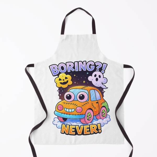 Item preview, Boring? Never! Cute Car Fun Cartoon Design designed and sold by SoftSproutstu.