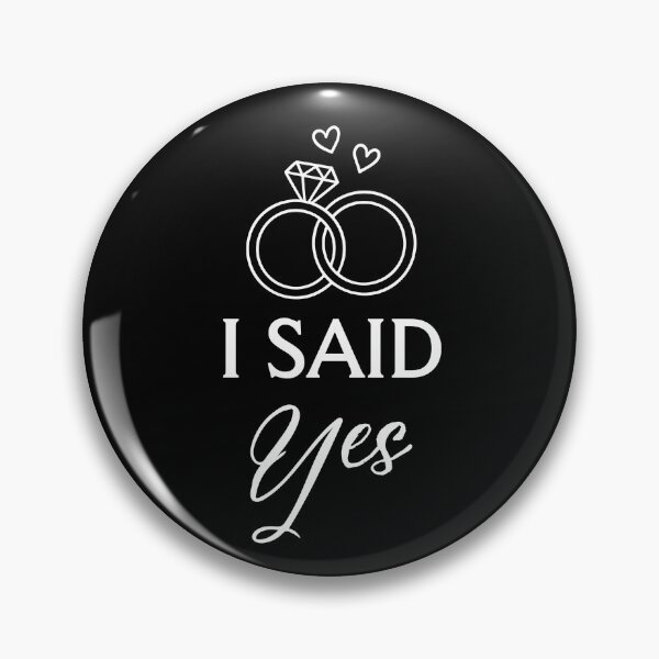 Item preview, I Said Yes - Distressed Vintage Engagement Announcement designed and sold by Fateh-Kro ⭐⭐⭐⭐⭐.
