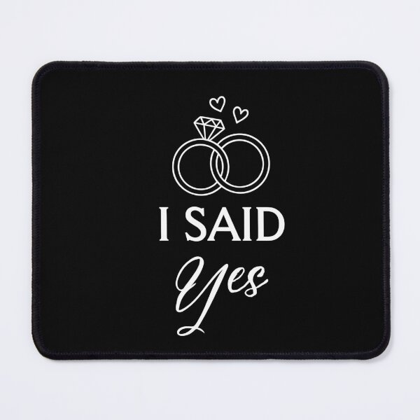 Item preview, I Said Yes - Distressed Vintage Engagement Announcement designed and sold by Fateh-Kro ⭐⭐⭐⭐⭐.