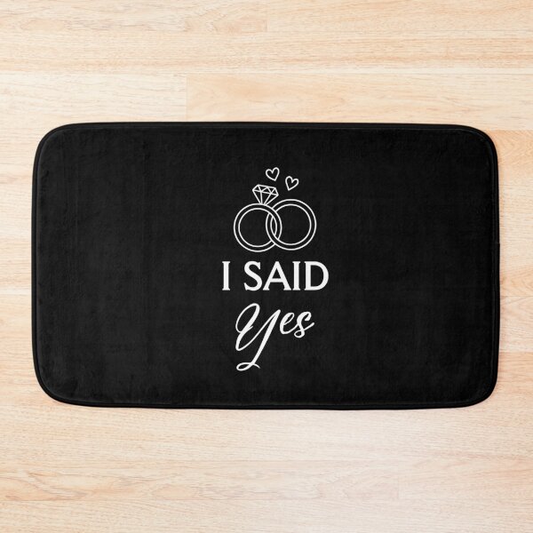 Item preview, I Said Yes - Distressed Vintage Engagement Announcement designed and sold by Fateh-Kro ⭐⭐⭐⭐⭐.