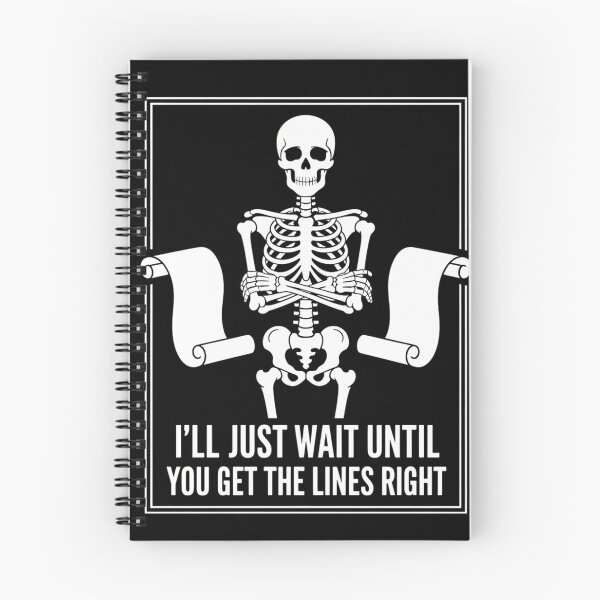 Item preview, Stage Manager Skeleton Joke designed and sold by creatinkhavnica.