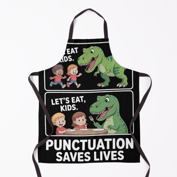 Item preview, Punctuation Funny Grammar Pun designed and sold by creatinkhavnica.