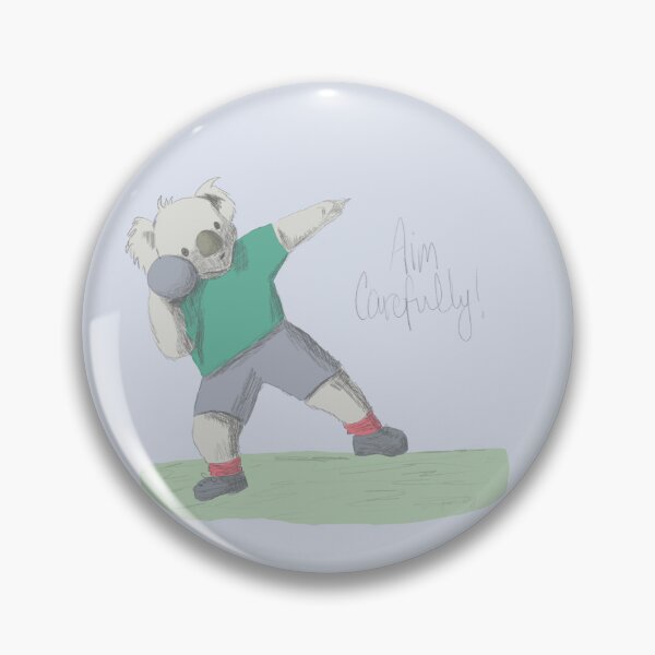 Item preview, Shotput Koala Aim Carefully Illustration designed and sold by Jaana Day.