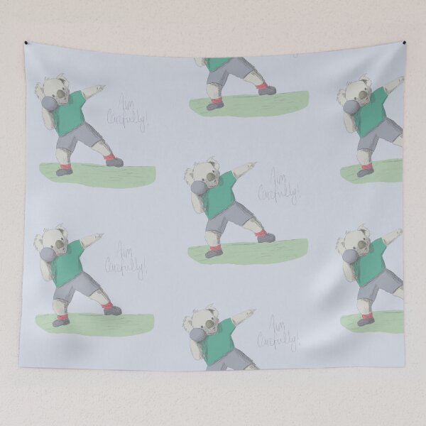 Item preview, Shotput Koala Aim Carefully Illustration designed and sold by Jaana Day.