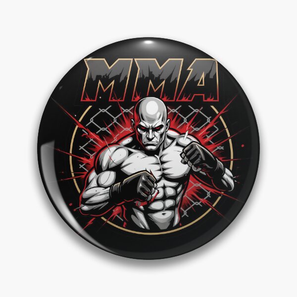 Item preview, MMA Gym Fighter Logo - Aggressive Cage Fighting Mascot Design designed and sold by FightModeStudio.