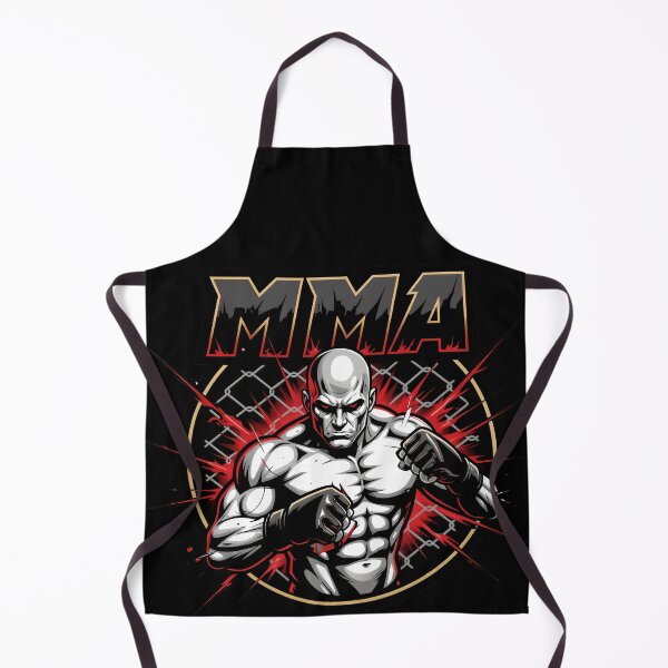 Item preview, MMA Gym Fighter Logo - Aggressive Cage Fighting Mascot Design designed and sold by FightModeStudio.
