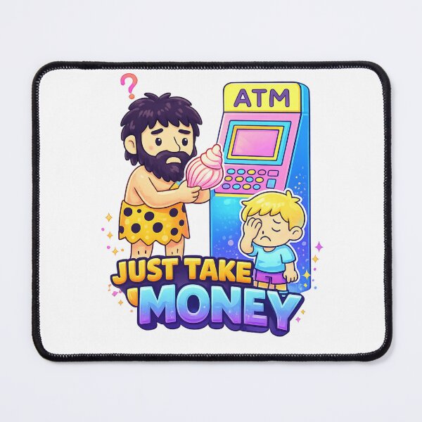 Item preview, Just Take Money Funny Quote Design designed and sold by SoftSproutstu.