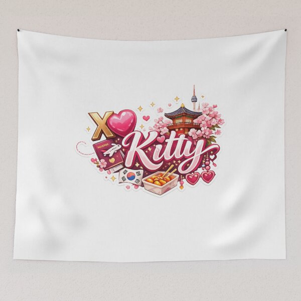 Item preview, XO Kitty Korean Romance  designed and sold by RedVista.