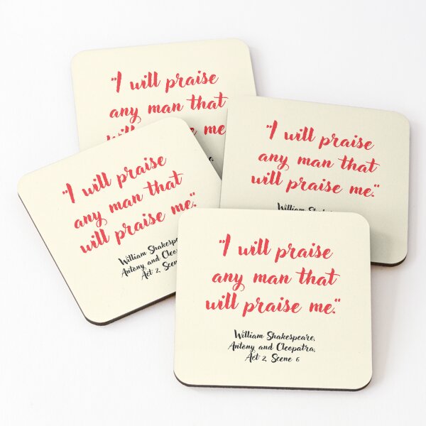 Item preview, Lit Shakespeare Quote from Antony and Cleopatra designed and sold by CharlottePlaceArt.
