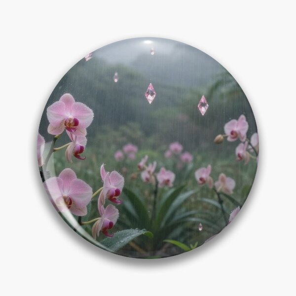 Item preview, Pink Diamond Flower Shower designed and sold by Uniqueartai.