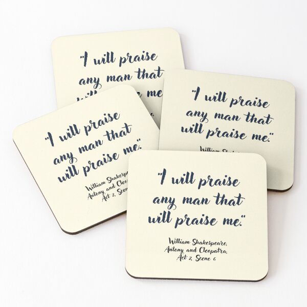 Item preview, Lit Shakespeare Quote from Antony and Cleopatra designed and sold by CharlottePlaceArt.