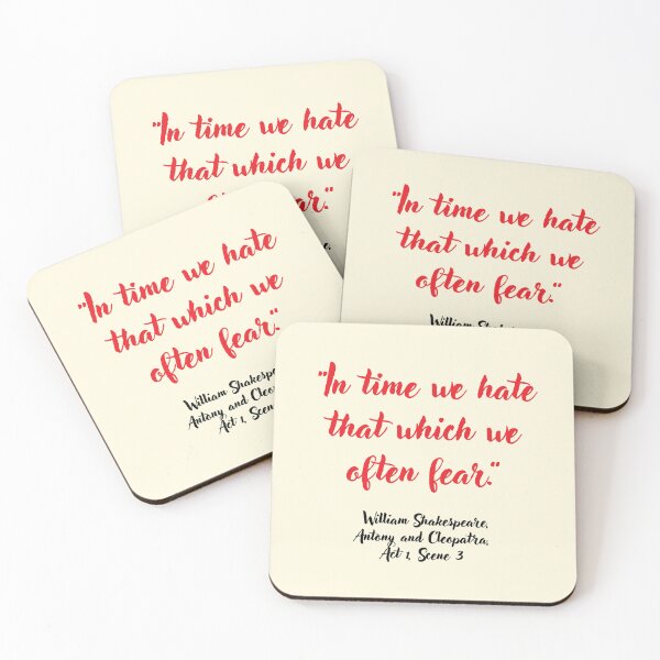 Item preview, Lit Shakespeare Quote from Antony and Cleopatra designed and sold by CharlottePlaceArt.
