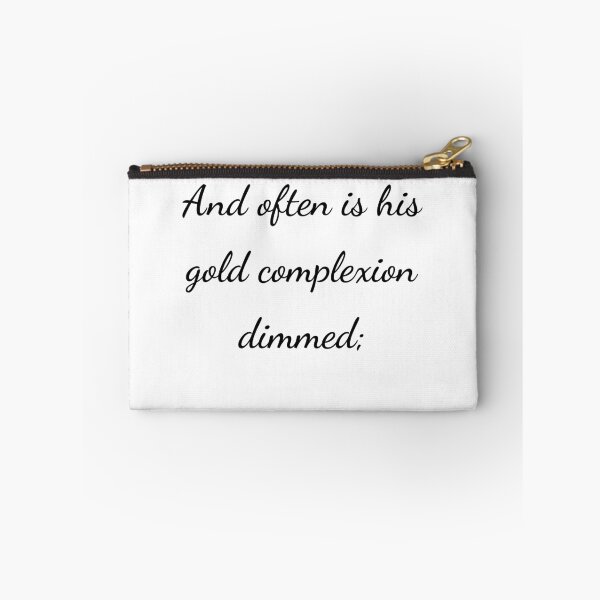 Item preview, "And often is his gold complexion dimmed;" - handwriting black designed and sold by ariksworld.