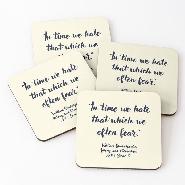 Item preview, Lit Shakespeare Quote from Antony and Cleopatra designed and sold by CharlottePlaceArt.