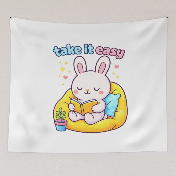 Item preview, Take It Easy Relaxed Aesthetic Quote Design designed and sold by SoftSproutstu.