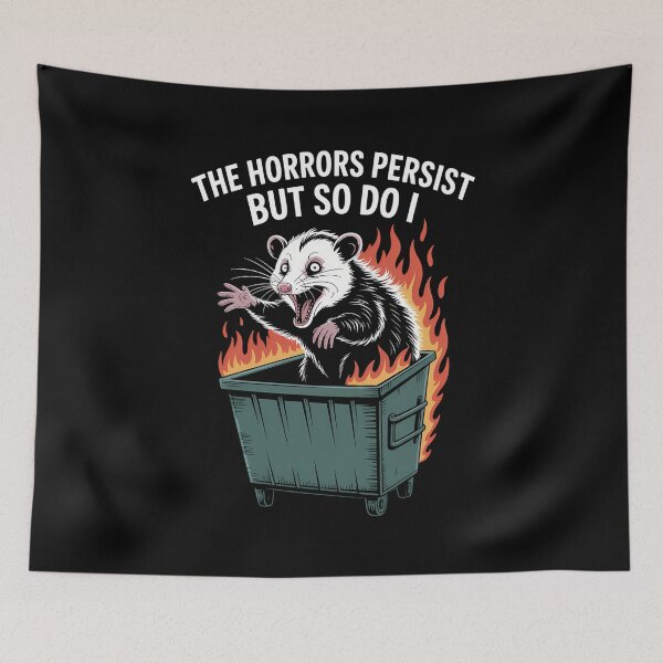 Item preview, Funny Possum Meme Trash designed and sold by creatinkhavnica.