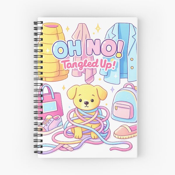 Item preview, Cute Tangled Dog Funny Cartoon Design designed and sold by SoftSproutstu.