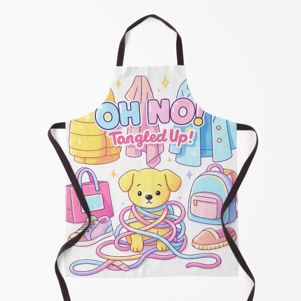 Item preview, Cute Tangled Dog Funny Cartoon Design designed and sold by SoftSproutstu.