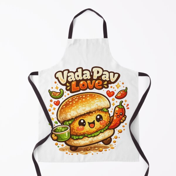 Item preview, Vada Pav Love Cute Kawaii Indian Street Food Cartoon | Mumbai Snack Lover Design designed and sold by Globalcitytees.