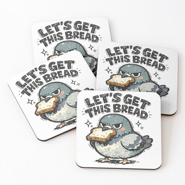 Item preview, Funny Pigeon Sublimation Let’s Get This Bread designed and sold by realien.