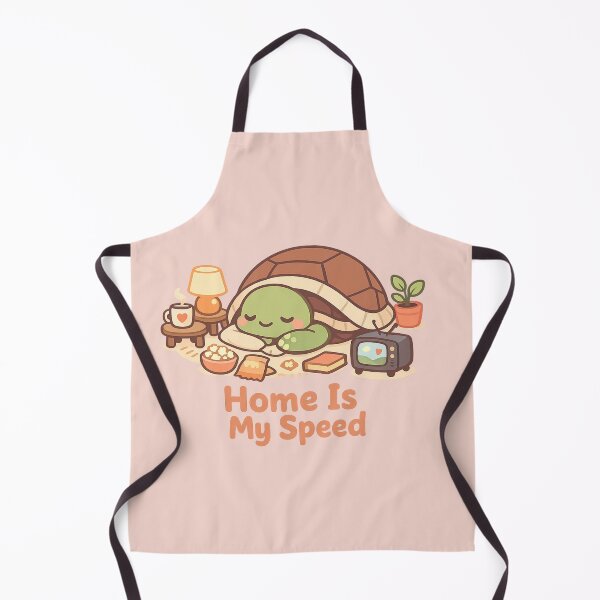 Item preview, Cute Cozy Turtle - Home Is My Speed | Kawaii Introvert Aesthetic Relaxing TV Vibes designed and sold by PopCulturePixel.