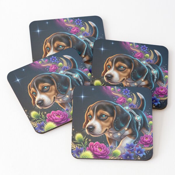 Item preview, Beagle Astronaut Space Puppy Scent Trail Galaxy designed and sold by Wobblevine Studio.