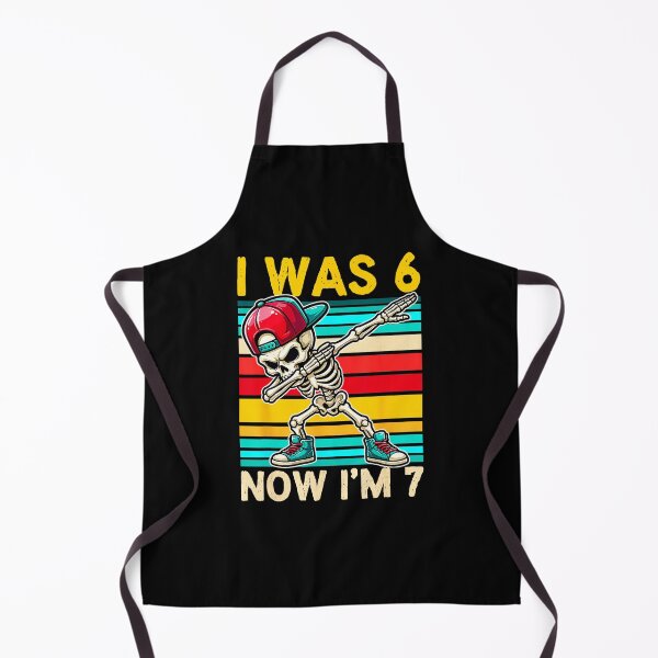 Item preview, I Was 6 Now I’m 7 Dabbing Skeleton Birthday designed and sold by gladysenglish.