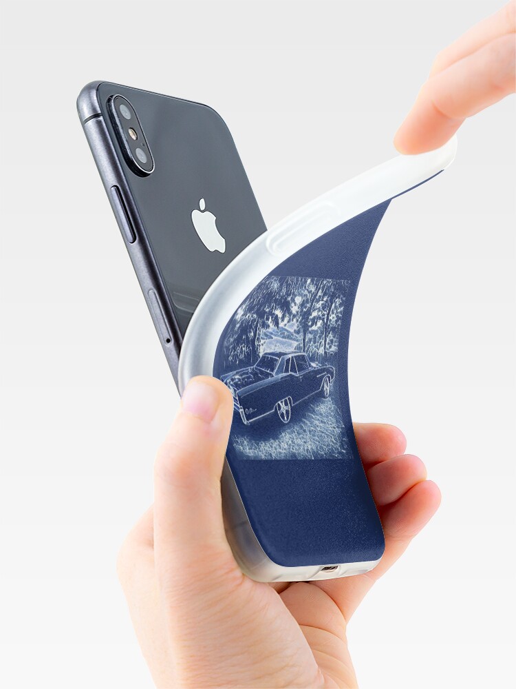 Alternate view of Buick Electra in Blue Electric iPhone Case & Cover