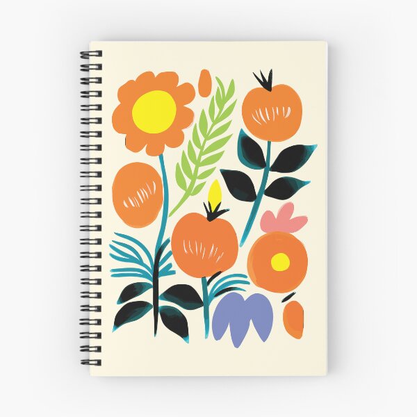 Item preview, Cool Colorful Capacious Folk Floral Abstract Design designed and sold by CharlottePlaceArt.