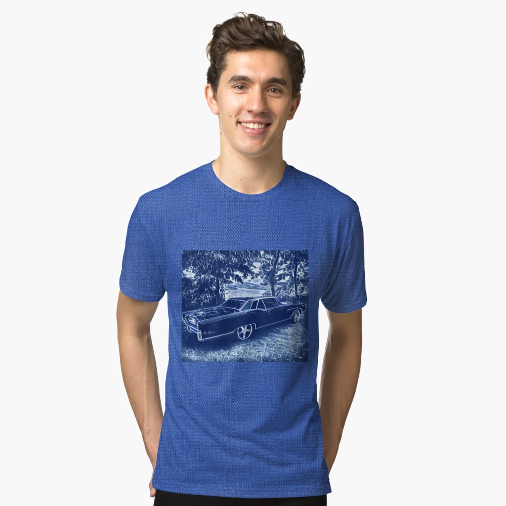 Buick Electra in Blue Electric Tri-blend T-Shirt