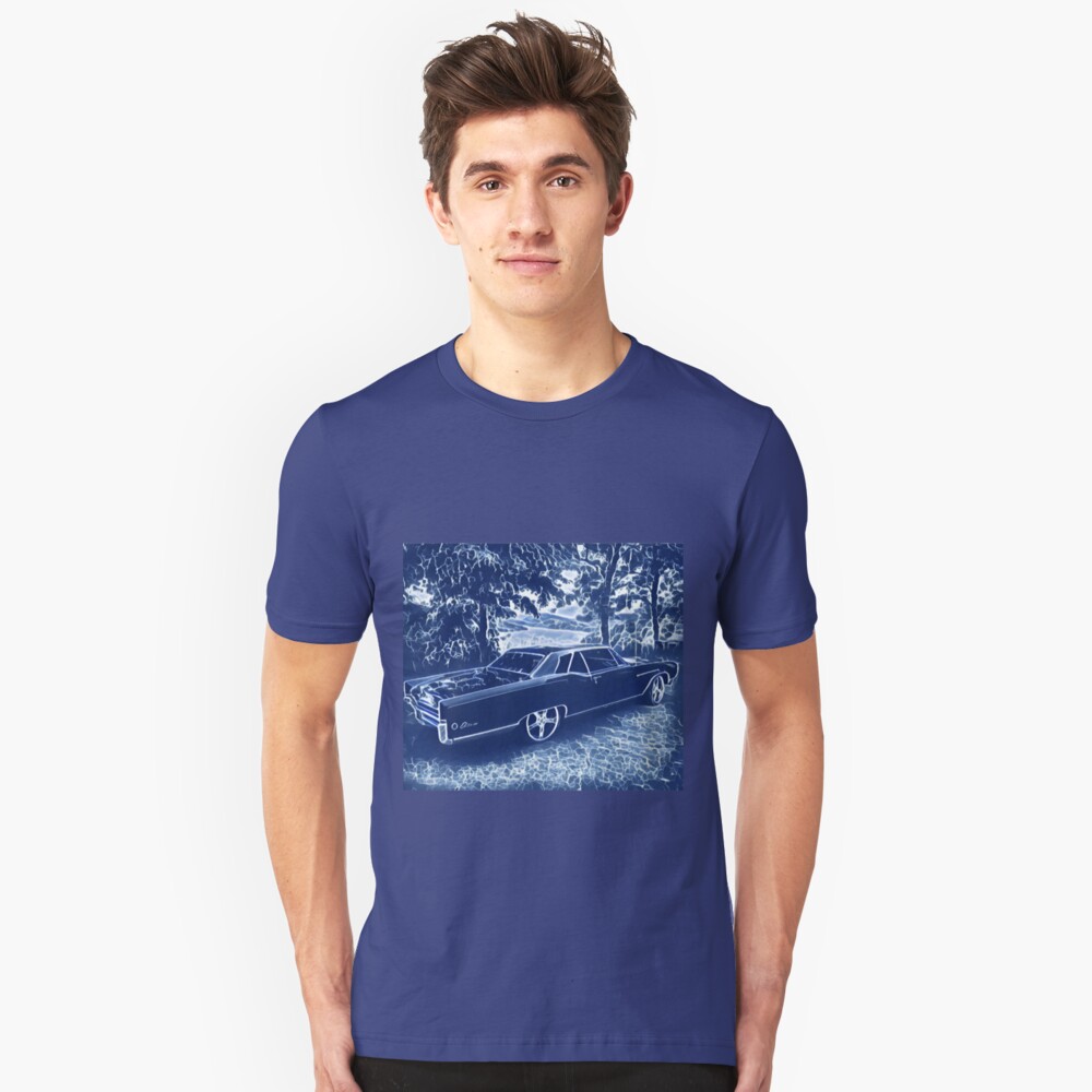 Buick Electra in Blue Electric Slim Fit T-Shirt