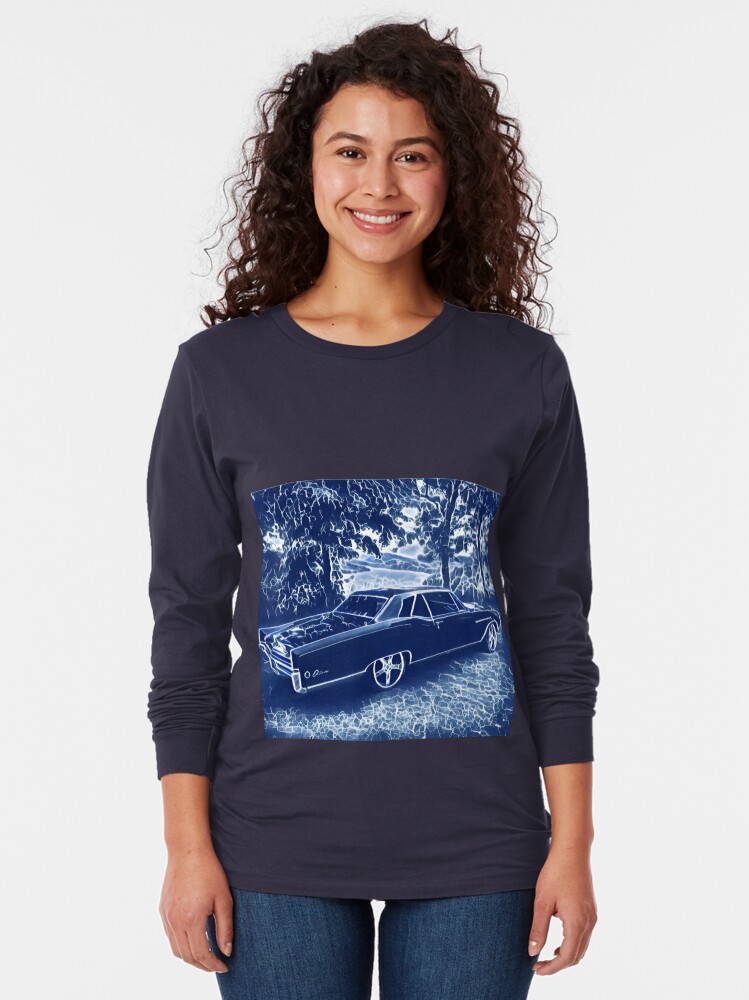 Alternate view of Buick Electra in Blue Electric Long Sleeve T-Shirt