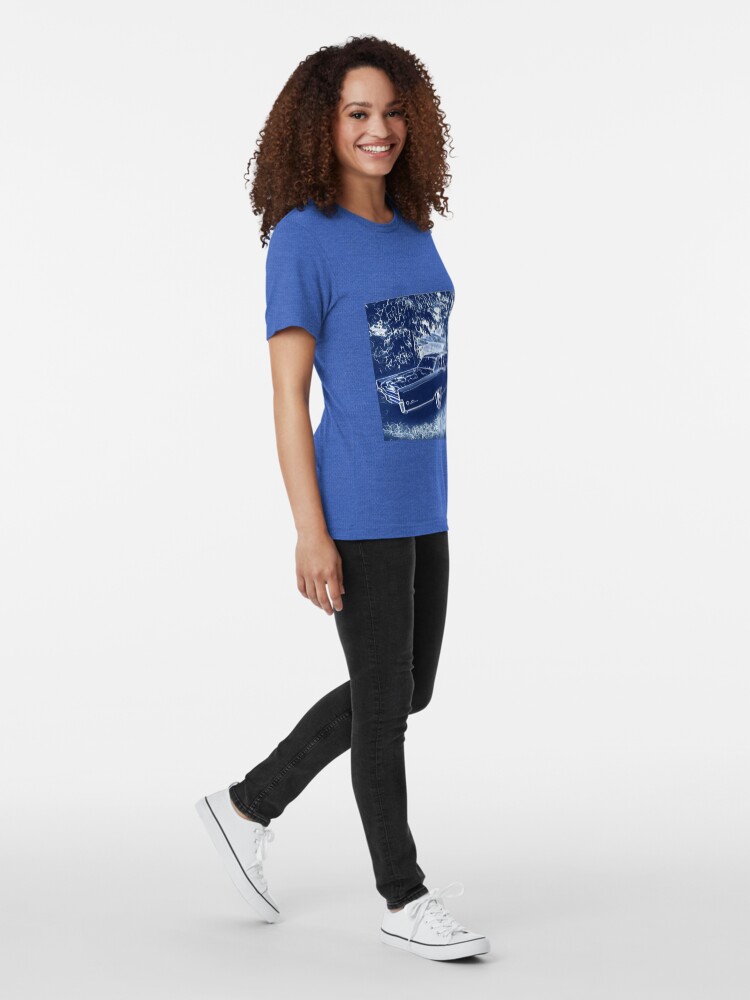 Alternate view of Buick Electra in Blue Electric Tri-blend T-Shirt
