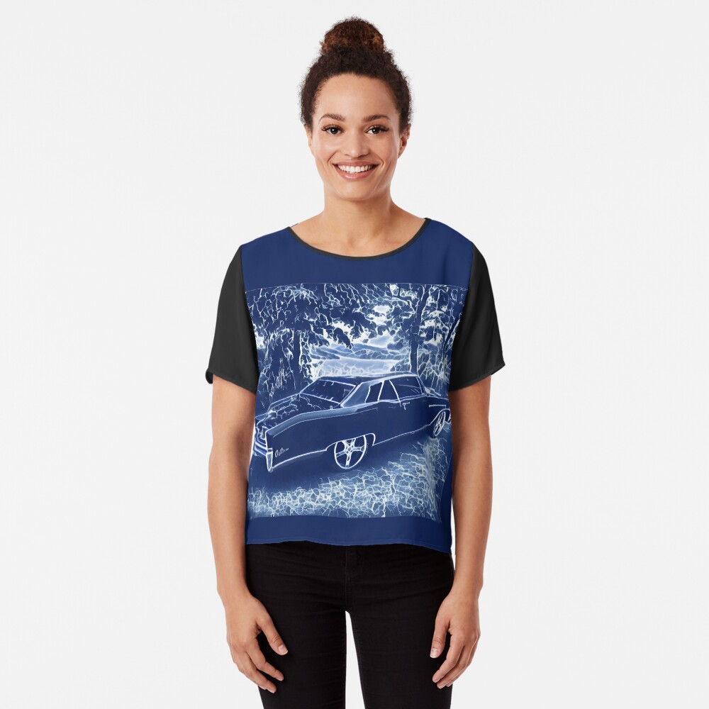 Buick Electra in Blue Electric Chiffon Top