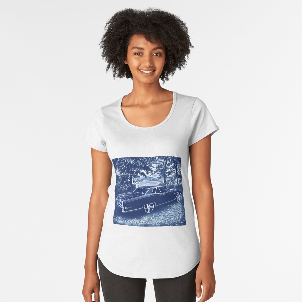 Buick Electra in Blue Electric Premium Scoop T-Shirt